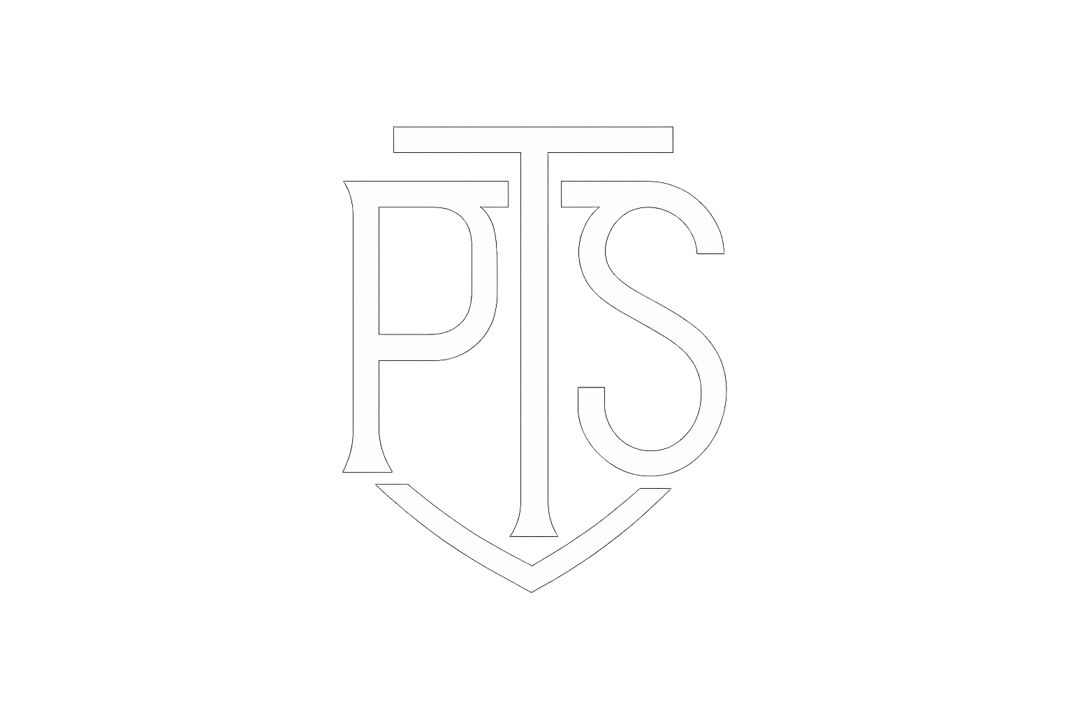 Luxury PTS Monogram Logo